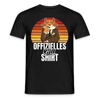 Katzen Katze Katzenshirt Katze Geschenkidee kitten - Männer T-Shirt - Schwarz - Vorne - AI Model Male 178 light (178cm)