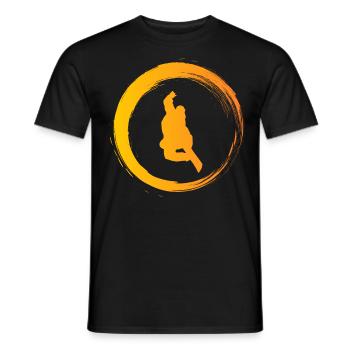 Sporty Hobby Leidenschaft Snowboard - Männer T-Shirt - Schwarz - Vorne - AI Model Male 178 light (178cm)