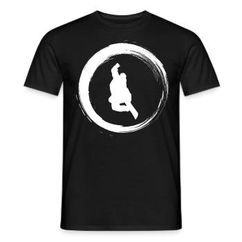 Sporty Hobby Leidenschaft Snowboard - Männer T-Shirt - Schwarz - Vorne - AI Model Male 178 light (178cm)