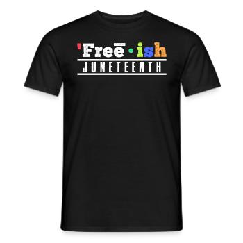 Juneteenth Freedom Black History America Africa - T-shirt homme - noir - Devant - AI Model Male 178 light (178cm)