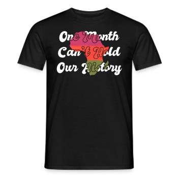 Black History Month USA Afro Amerika Afrika - Männer T-Shirt - Schwarz - Vorne - AI Model Male 178 light (178cm)