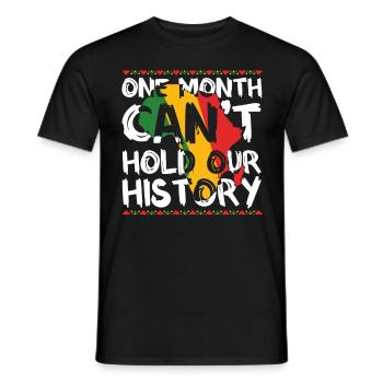 Black History Month USA Afro Amerika Afrika - Männer T-Shirt - Schwarz - Vorne - AI Model Male 178 light (178cm)