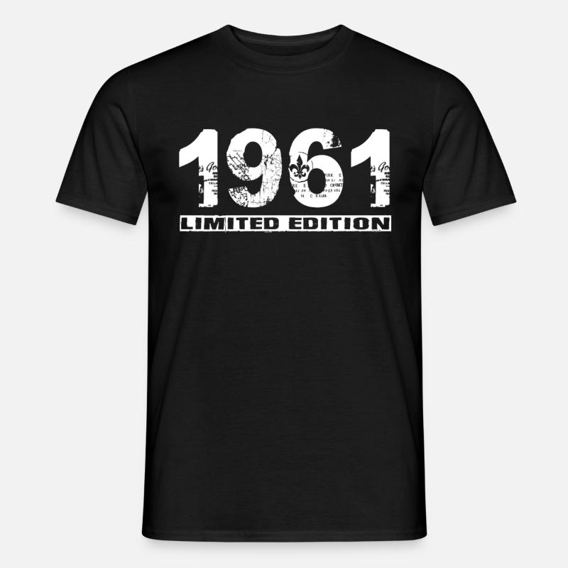 Limited Edition 1961 - Männer T-Shirt - Schwarz