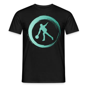 Sporty Hobby Leidenschaft Bowling - Männer T-Shirt - Schwarz - Vorne - AI Model Male 178 light (178cm)