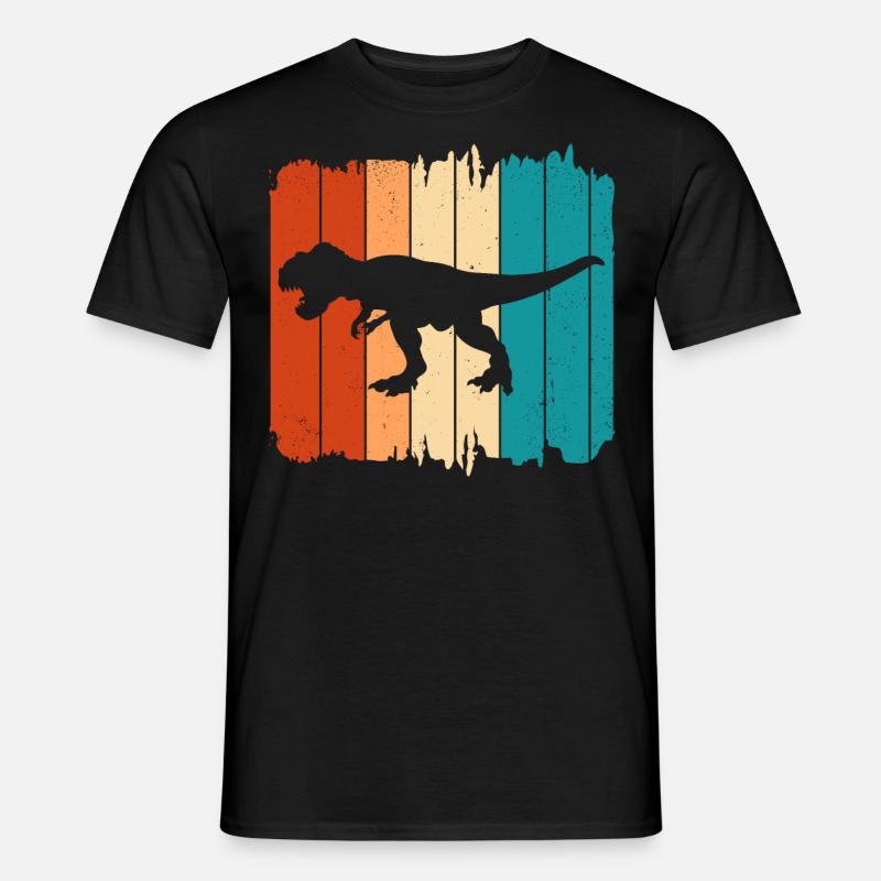 T-Rex - Männer T-Shirt - Schwarz