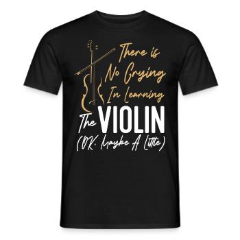 Violoniste Il n’y a pas de violoniste - T-shirt homme - noir - Devant - AI Model Male 178 light (178cm)
