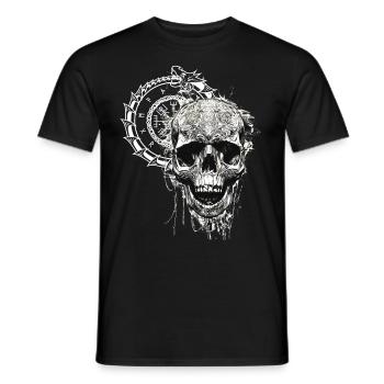 Vikings Rune nordique Vikings Valhalla Vikings - T-shirt homme - noir - Devant - AI Model Male 178 light (178cm)