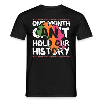 Black History Month USA Afro Amerika Afrika - Männer T-Shirt - Schwarz - Vorne - AI Model Male 178 light (178cm)