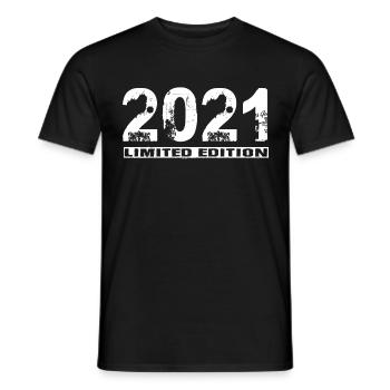 Limited Edition 2021 - Men's T-Shirt - black - Front - AI Model Male 178 light (178cm)