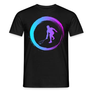 Sporty Hobby Leidenschaft Squash - Männer T-Shirt - Schwarz - Vorne - AI Model Male 178 light (178cm)