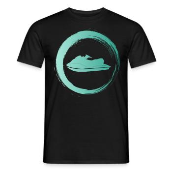 Sporty Hobby Leidenschaft Jetski - Männer T-Shirt - Schwarz - Vorne - AI Model Male 178 light (178cm)