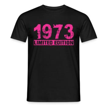 Édition limitée 1973 - T-shirt homme - noir - Devant - AI Model Male 178 light (178cm)