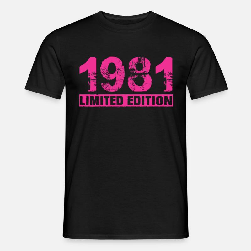 Limited Edition 1981 - Männer T-Shirt - Schwarz