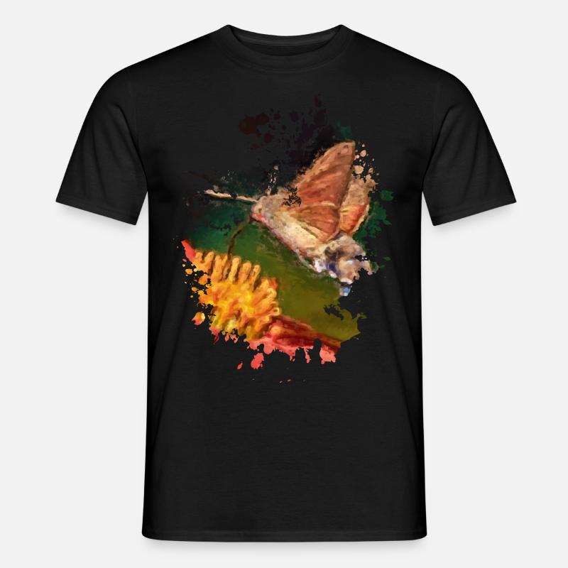 Schmetterling - Männer T-Shirt - Schwarz