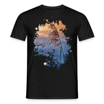 Getreide - Männer T-Shirt - Schwarz - Vorne - AI Model Male 178 light (178cm)