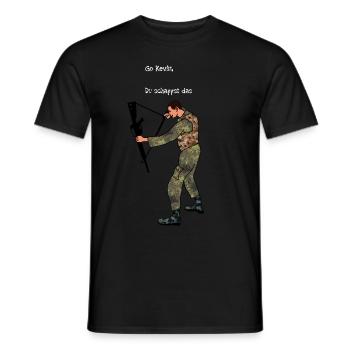 BW Kevin - Männer T-Shirt - Schwarz - Vorne - AI Model Male 178 light (178cm)