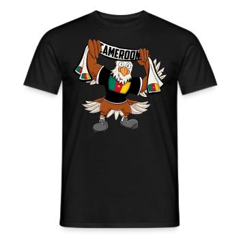Aigle camerounais - T-shirt homme - noir - Devant - AI Model Male 178 light (178cm)