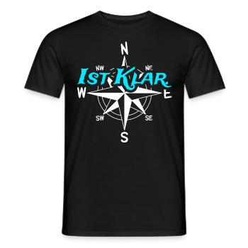 Ist Klar Segeln Vorschoter Kapitän Skipper - Männer T-Shirt - Schwarz - Vorne - AI Model Male 178 light (178cm)