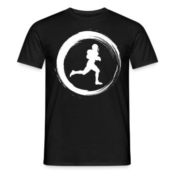 Sporty Hobby Leidenschaft American Football - Männer T-Shirt - Schwarz - Vorne - AI Model Male 178 light (178cm)