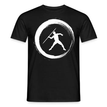Sporty Hobby Leidenschaft Speerwurf - Männer T-Shirt - Schwarz - Vorne - AI Model Male 178 light (178cm)