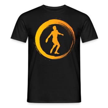 Sporty Hobby Leidenschaft Discus - Männer T-Shirt - Schwarz - Vorne - AI Model Male 178 light (178cm)