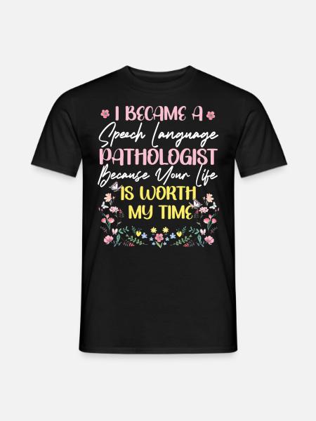Speech Therapist Therapy Assistant - Men's T-Shirt - black