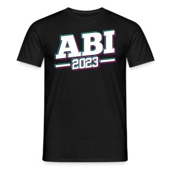 Abi 2023 Abitur Abiturienten - Männer T-Shirt - Schwarz - Vorne - AI Model Male 178 light (178cm)