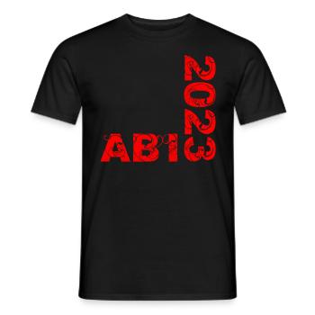 Abi 2023 Abitur - Männer T-Shirt - Schwarz - Vorne - AI Model Male 178 light (178cm)