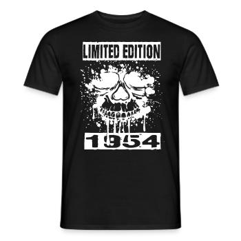 Édition limitée 1954 - T-shirt homme - noir - Devant - AI Model Male 178 light (178cm)
