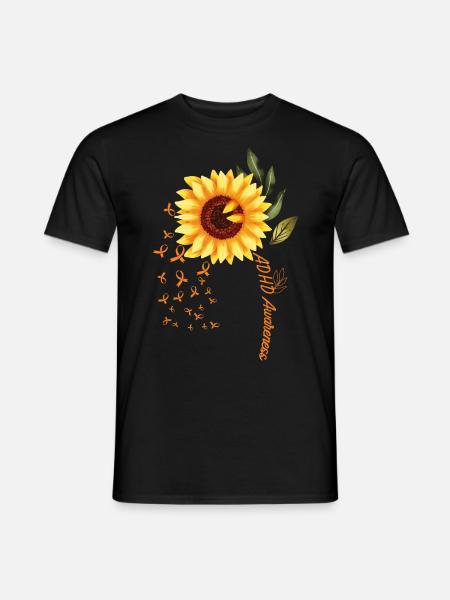 ADHD Awareness For ADHD Awareness Month - Mænd T-shirt - sort