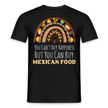 Amateur de cuisine mexicaine Bohemian Rainbow que vous ne pouvez pas acheter - T-shirt homme - noir - Devant - AI Model Male 178 light (178cm)