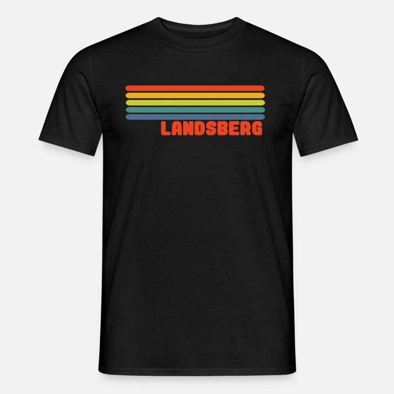 Landsberg - Männer T-Shirt - Schwarz
