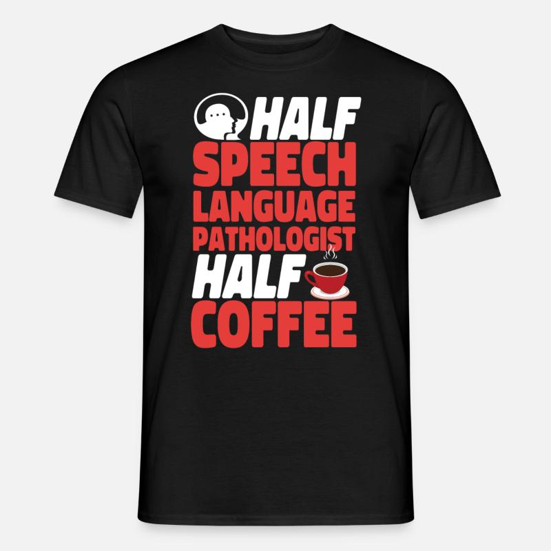 Speech Therapist Therapy Assistant - Männer T-Shirt - Schwarz