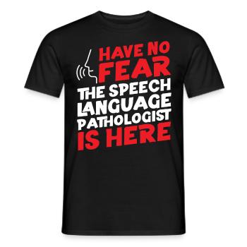 Speech Therapist Therapy Assistant - Männer T-Shirt - Schwarz - Vorne - AI Model Male 178 light (178cm)