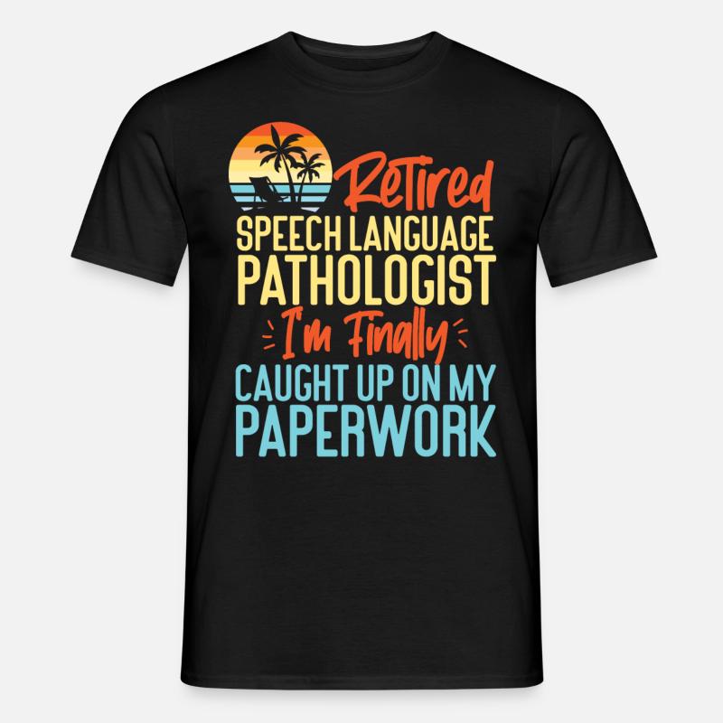 Speech Therapist Therapy Assistant - Men's T-Shirt - black