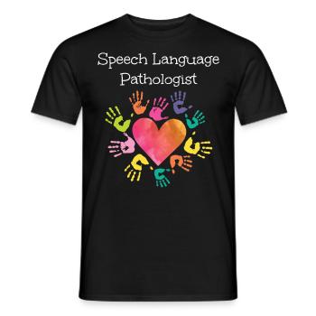 Speech Therapist Therapy Assistant - Männer T-Shirt - Schwarz - Vorne - AI Model Male 178 light (178cm)