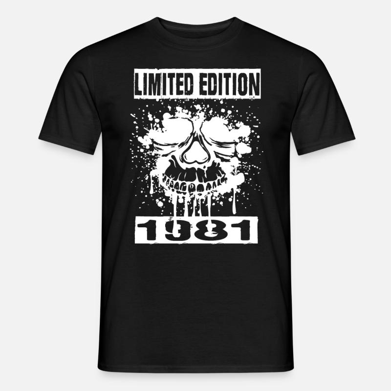 Limited Edition 1981 - Männer T-Shirt - Schwarz
