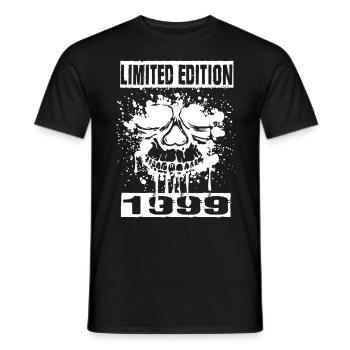 Limited Edition 1999 - Männer T-Shirt - Schwarz - Vorne - AI Model Male 178 light (178cm)