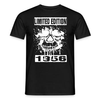 Édition limitée 1956 - T-shirt homme - noir - Devant - AI Model Male 178 light (178cm)