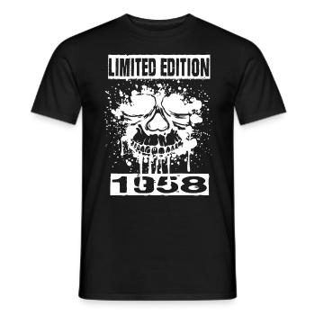 Limited Edition 1958 - Männer T-Shirt - Schwarz - Vorne - AI Model Male 178 light (178cm)
