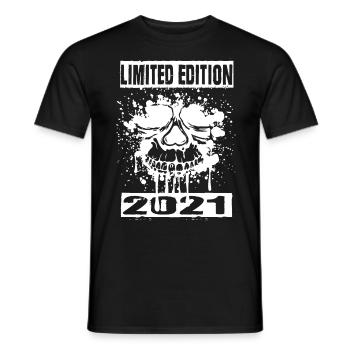 Limited Edition 2021 - Men's T-Shirt - black - Front - AI Model Male 178 light (178cm)