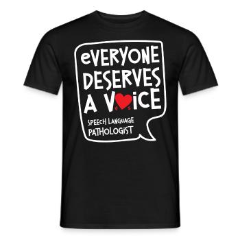 Speech Therapist Therapy Assistant - Männer T-Shirt - Schwarz - Vorne - AI Model Male 178 light (178cm)