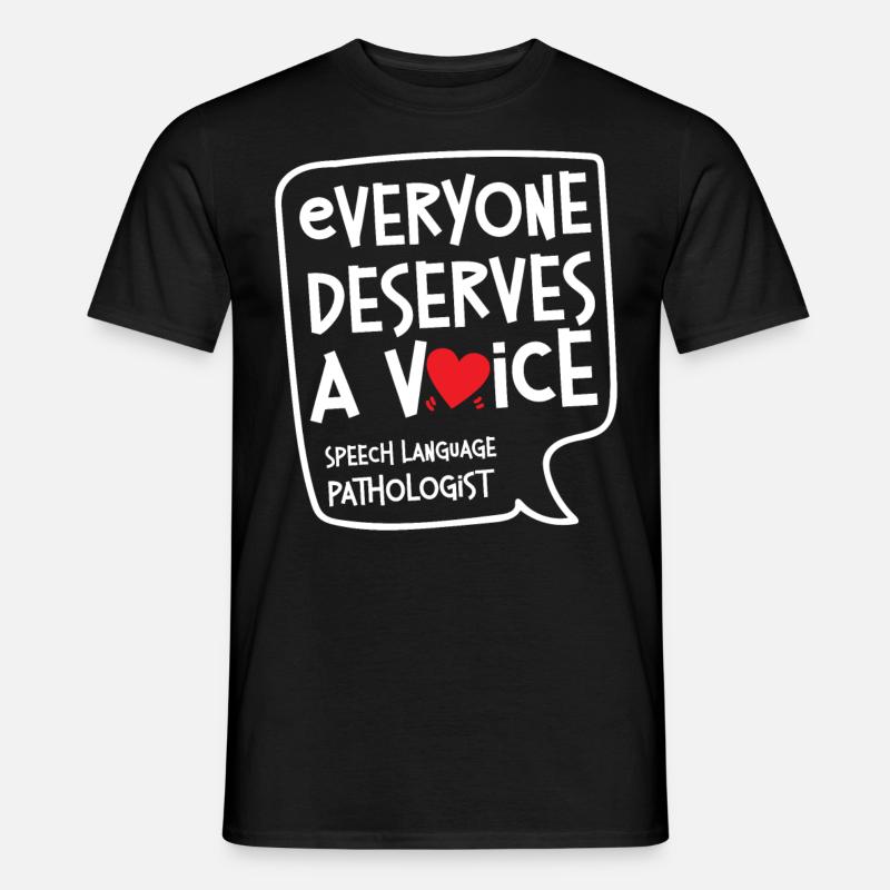 Speech Therapist Therapy Assistant - Männer T-Shirt - Schwarz