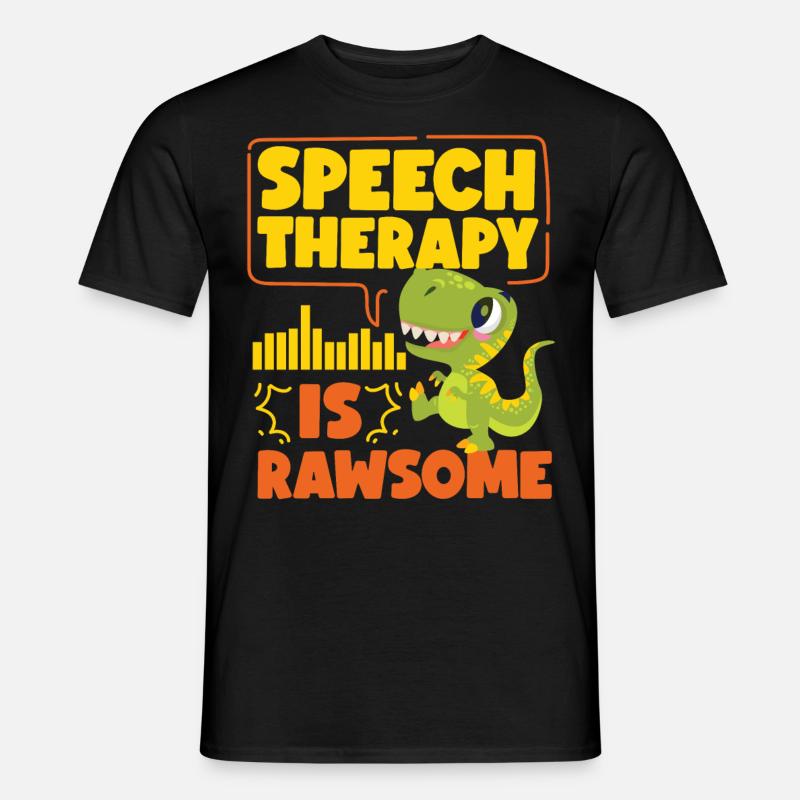 Speech Therapist Therapy Assistant - Männer T-Shirt - Schwarz