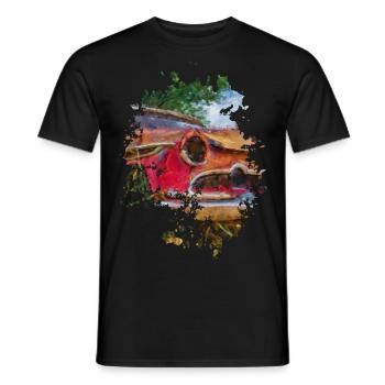 Oldtimer - Männer T-Shirt - Schwarz - Vorne - AI Model Male 178 light (178cm)