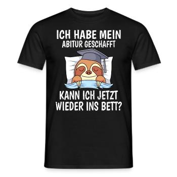 Abitur 2023 Abiturient - Männer T-Shirt - Schwarz - Vorne - AI Model Male 178 light (178cm)