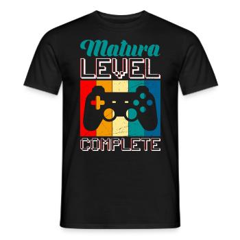 Matura 2023 Niveau complet Gamer Maturanten - T-shirt homme - noir - Devant - AI Model Male 178 light (178cm)