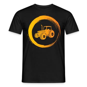 Sporty Hobby Leidenschaft Traktor - Männer T-Shirt - Schwarz - Vorne - AI Model Male 178 light (178cm)