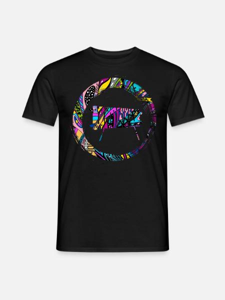 Sporty Hobby Leidenschaft Xylophon - Männer T-Shirt - Schwarz