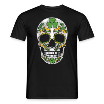 Irlande Saint-Patrick Irlandais - T-shirt homme - noir - Devant - AI Model Male 178 light (178cm)